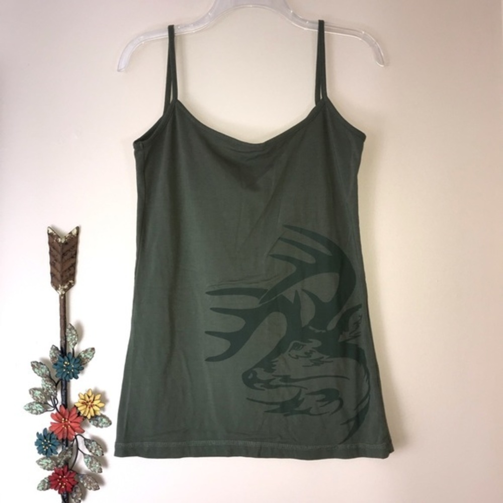 Women’s Legendary Graphic Strap Tank Size Med NWOT